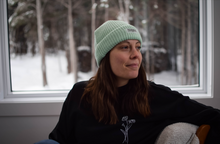 Charger l'image dans la galerie, BONNET TURQUOISE - DOUBLÉ FLEECE