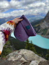 Charger l'image dans la galerie, Bonnet tricot Violet-Vert