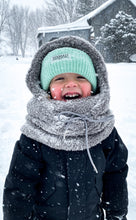 Charger l'image dans la galerie, BONNET TURQUOISE - DOUBLÉ FLEECE
