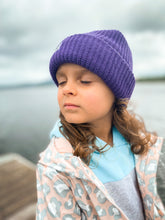 Charger l'image dans la galerie, BONNET MAUVE - DOUBLÉ FLEECE