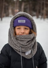 Charger l'image dans la galerie, BONNET MAUVE - DOUBLÉ FLEECE